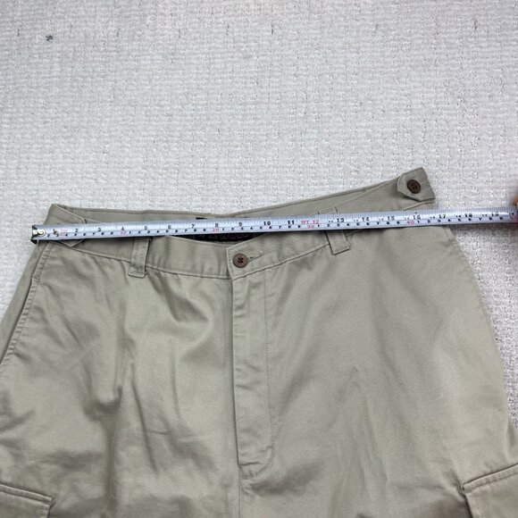 PGA Tour Men’s Cargo Golf Shorts Khaki Beige Size 36 Performance Sports Pockets - Picture 13 of 14